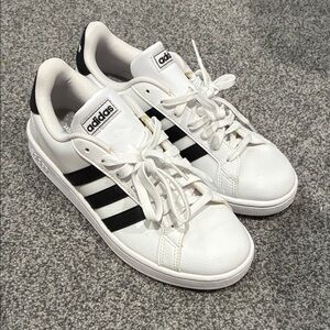 Adidas Women’s Classic White and Black Sneakers